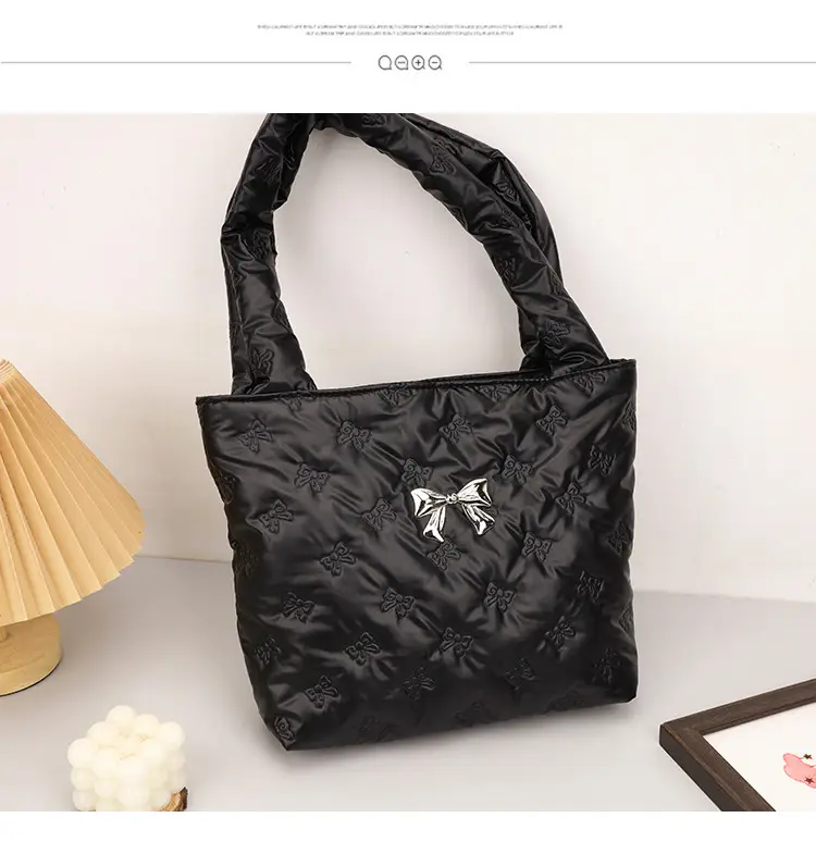 2024 Silver Star Bow Shoulder Bag Large Capacity — feature 29