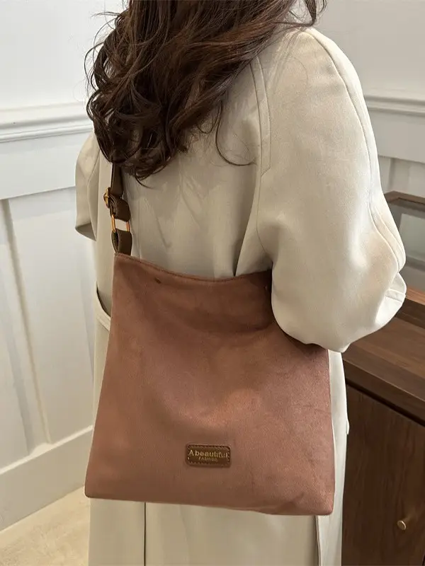 Women Retro Brown Crossbody Bag 2026 New Trend - Image 5