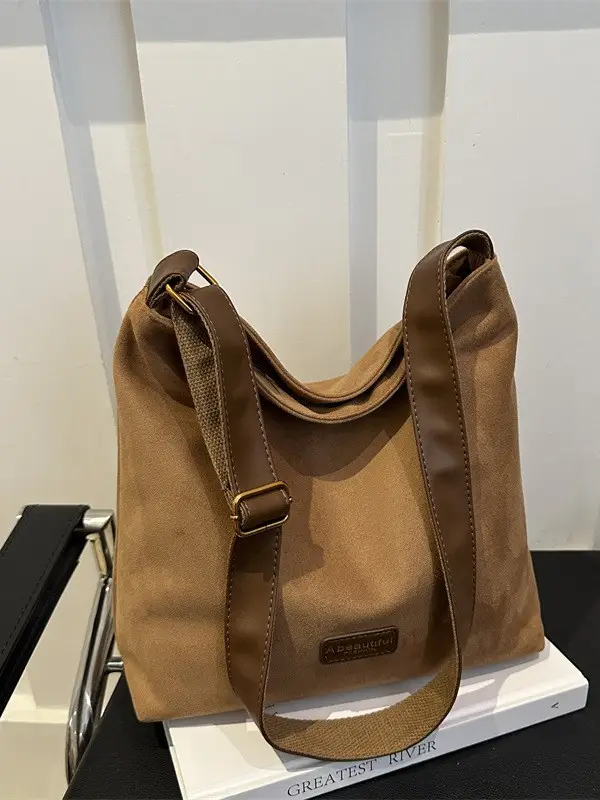 Women Retro Brown Crossbody Bag 2026 New Trend - Image 6
