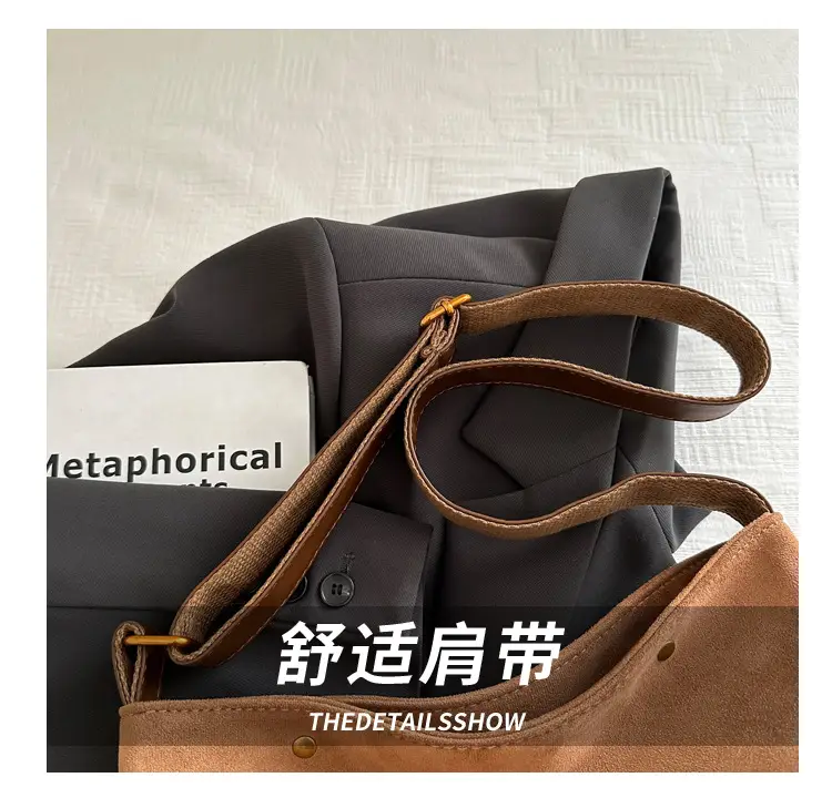 Women Retro Brown Crossbody Bag 2026 New Trend — feature 5