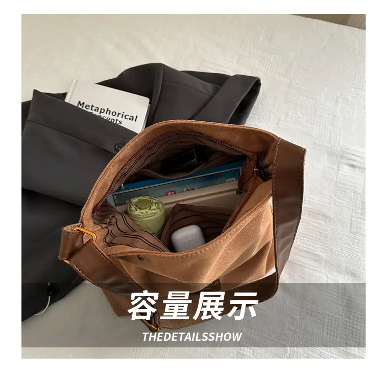 Women Retro Brown Crossbody Bag 2026 New Trend — feature 7