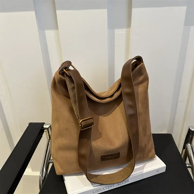 Women Retro Brown Crossbody Bag 2026 New Trend - Image 2