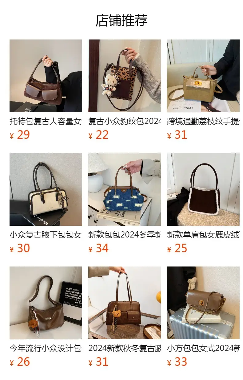 Small Carrying Bag for Office Women Brown Handheld Shoulder Crossbody — feature 1