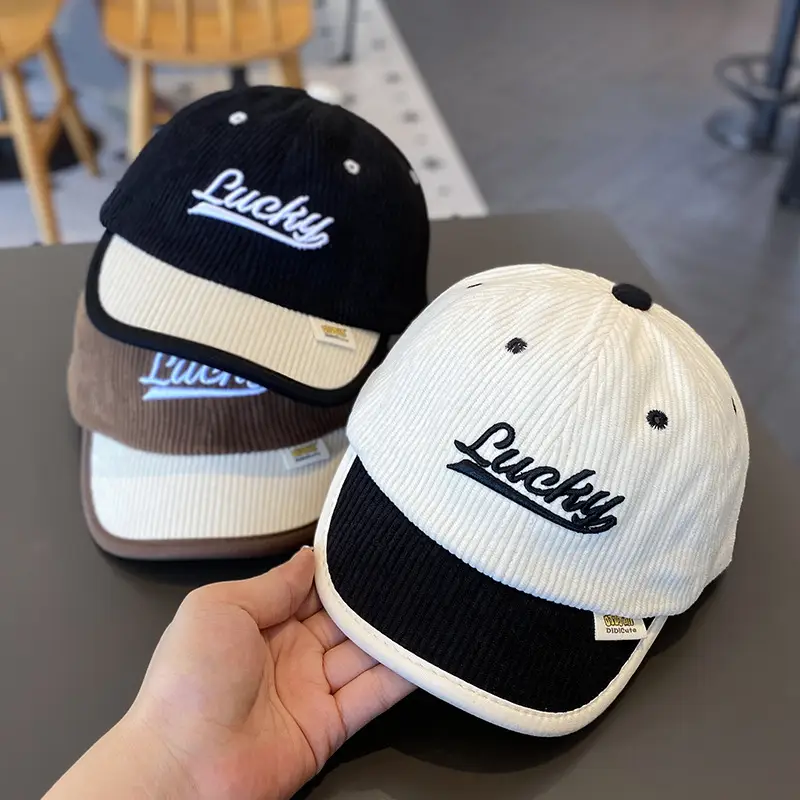 Lucky Embroidered Knit Cap for Kids Winter Warm - Image 7