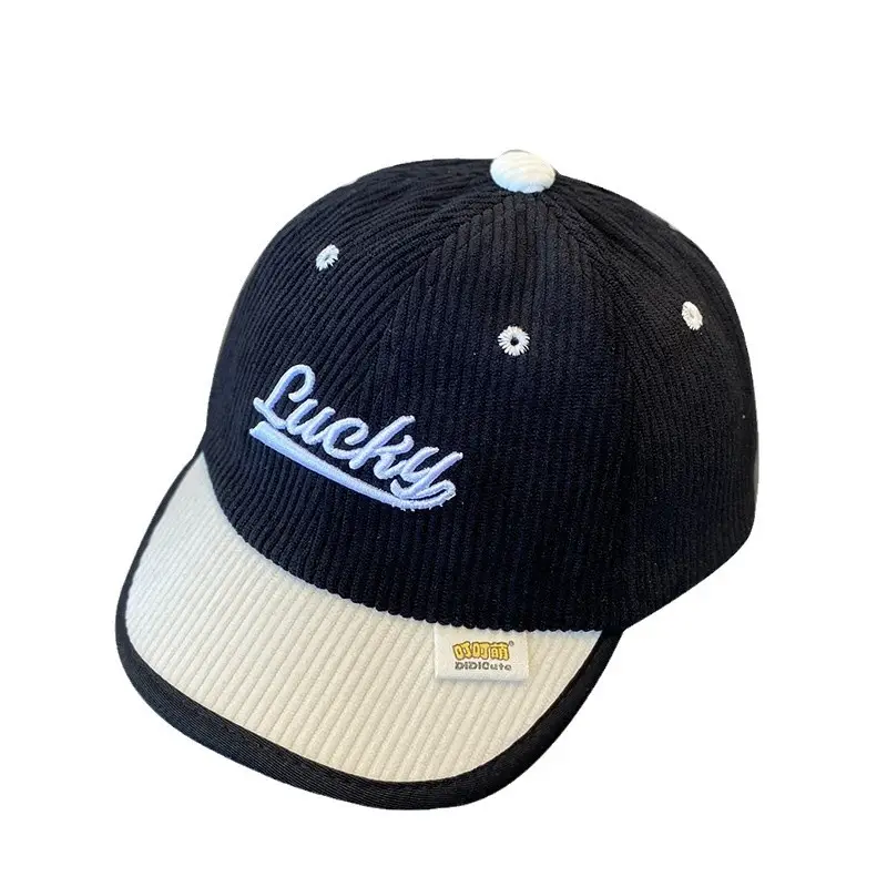Lucky Embroidered Knit Cap for Kids Winter Warm - Image 10