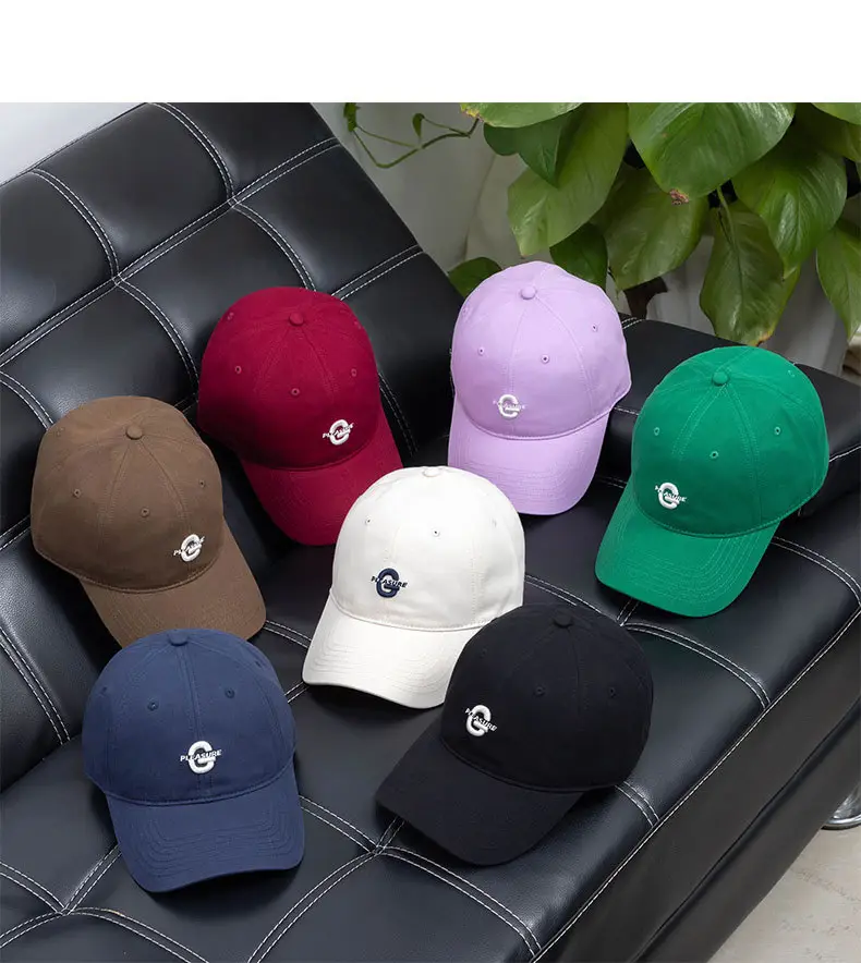 Men Brown Embroidered Baseball Cap Oversized — feature 11