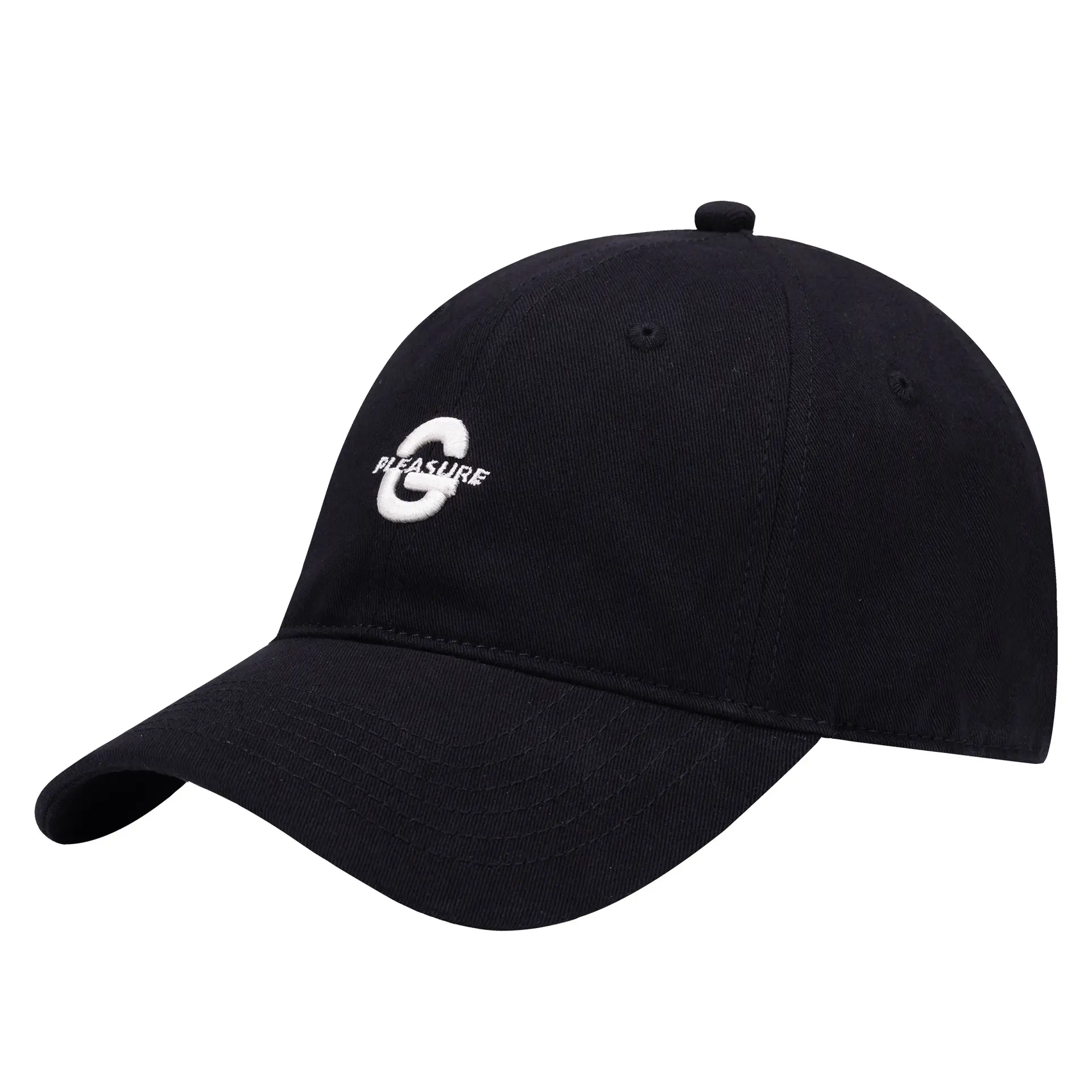 Men Brown Embroidered Baseball Cap Oversized - Image 7