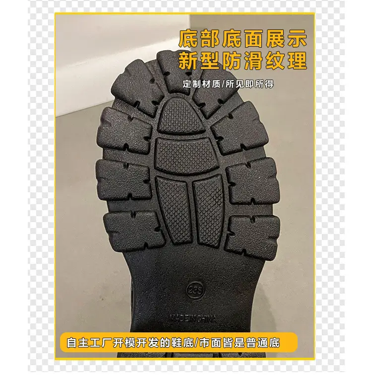 Small Height Increasing Martin Boots British Style High-top Women's Shoes 2024 Spring and Autumn Thick Single Boots White Middle Boots — feature 8