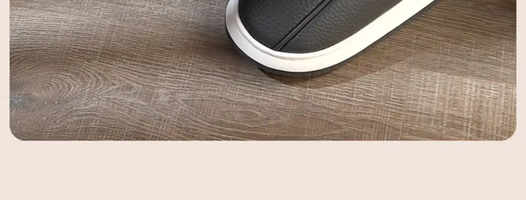Waterproof Cotton Slippers Women's Winter 2024 New Home Indoor Thick Bottom fleece-lined Warm PU High-top Cotton Shoes for Men — feature 2
