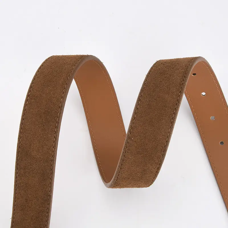 Factory Wholesale Leather Belt Dark Gray English Trend - Image 18