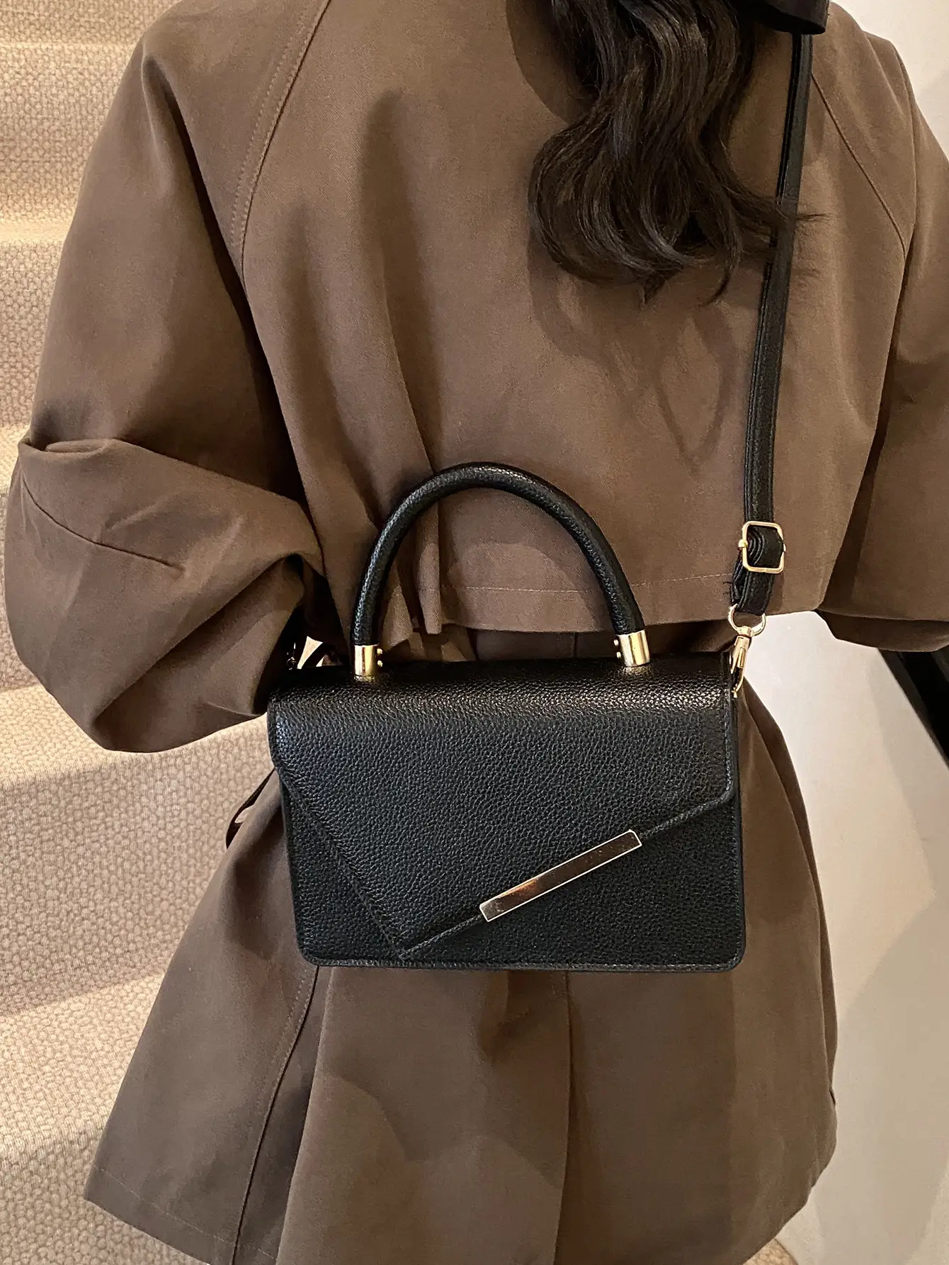 Stylish Vintage Small Bag for Women Tan Shoulder Crossbody - Image 7