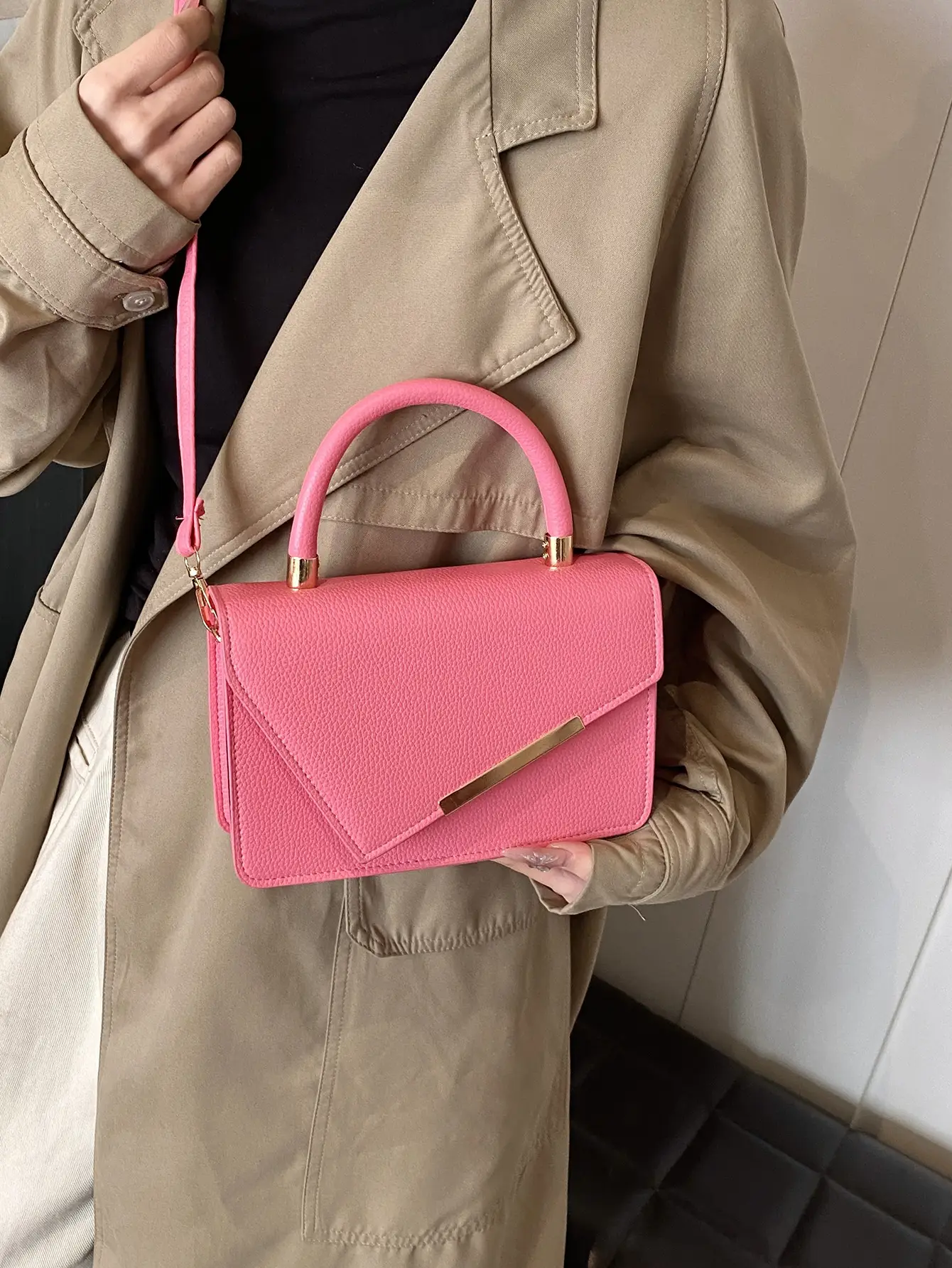 Stylish Vintage Small Bag for Women Tan Shoulder Crossbody - Image 9