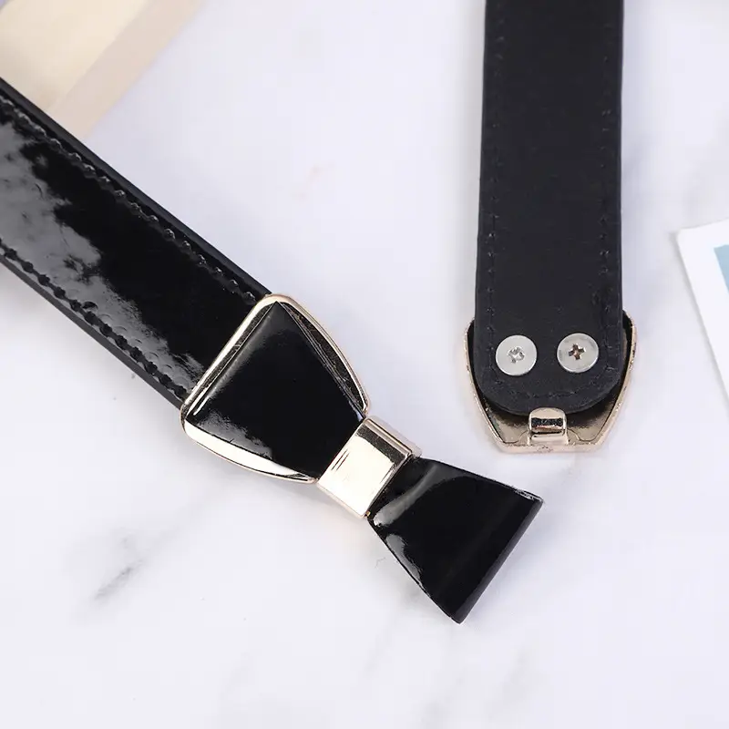 Red Elastic Waist Cover for Women Autumn Winter Belt - Image 5