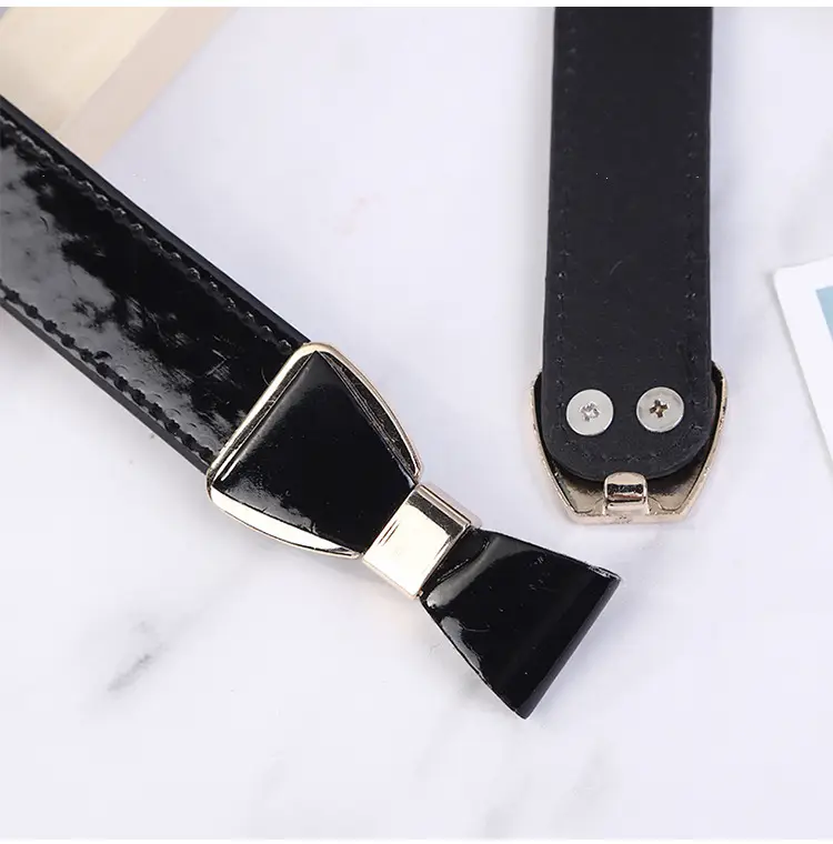Red Elastic Waist Cover for Women Autumn Winter Belt — feature 11