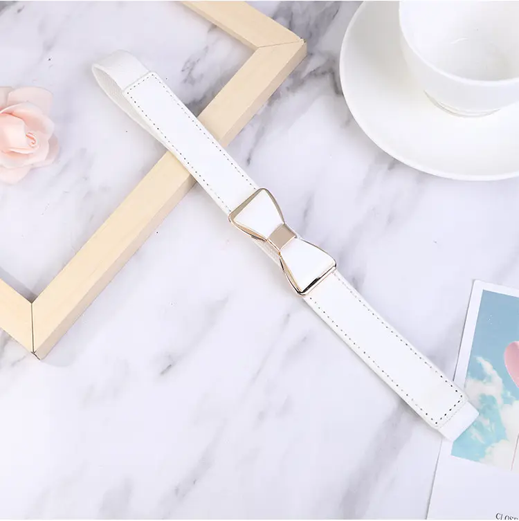Red Elastic Waist Cover for Women Autumn Winter Belt - Image 3