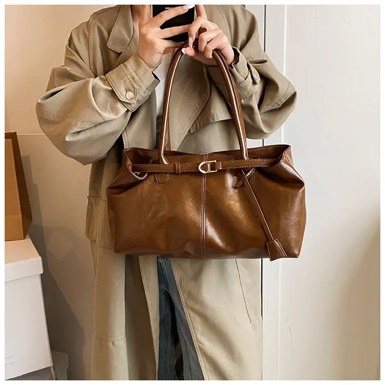2025 Black Leather Shoulder Bag for Women — feature 23
