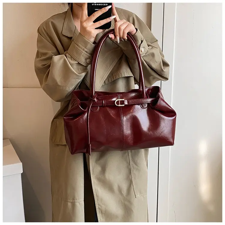 2025 Black Leather Shoulder Bag for Women — feature 28