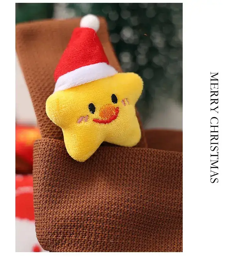 Cross-Country Knitted Candy Bag for Kids Christmas Eve Gift — feature 12