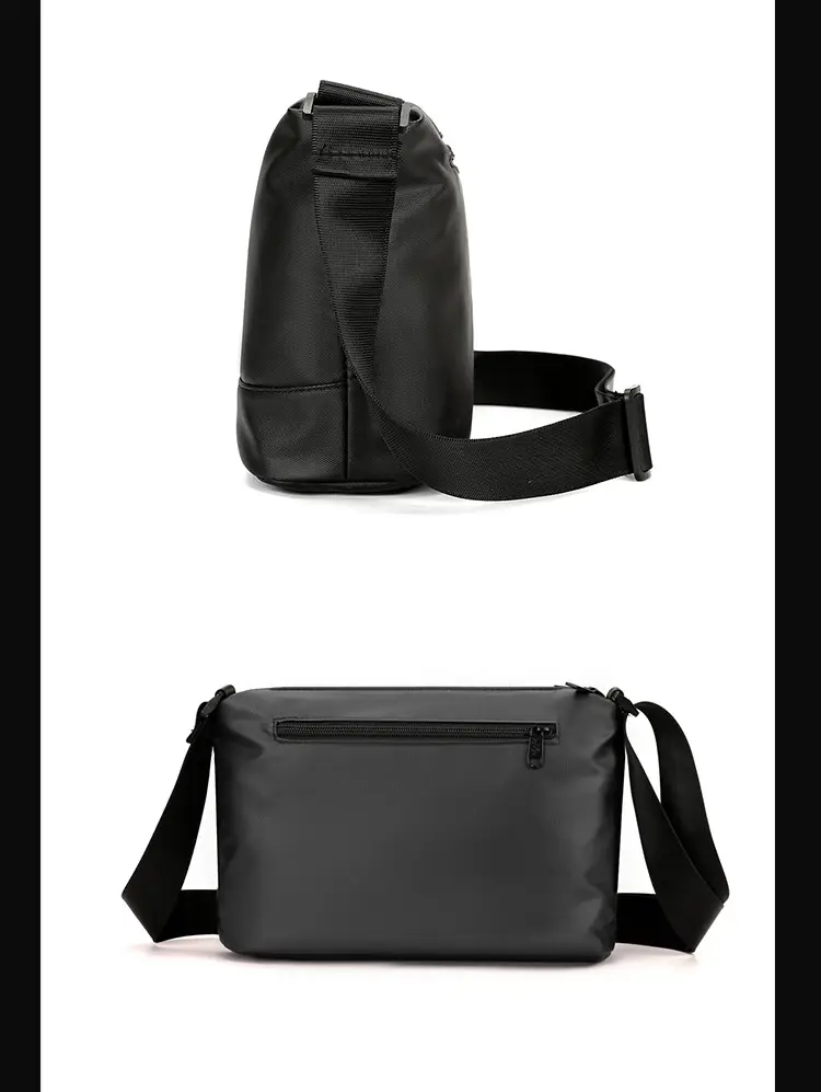 Men's Lightweight Crossbody Bag Black Large Capacity — feature 23