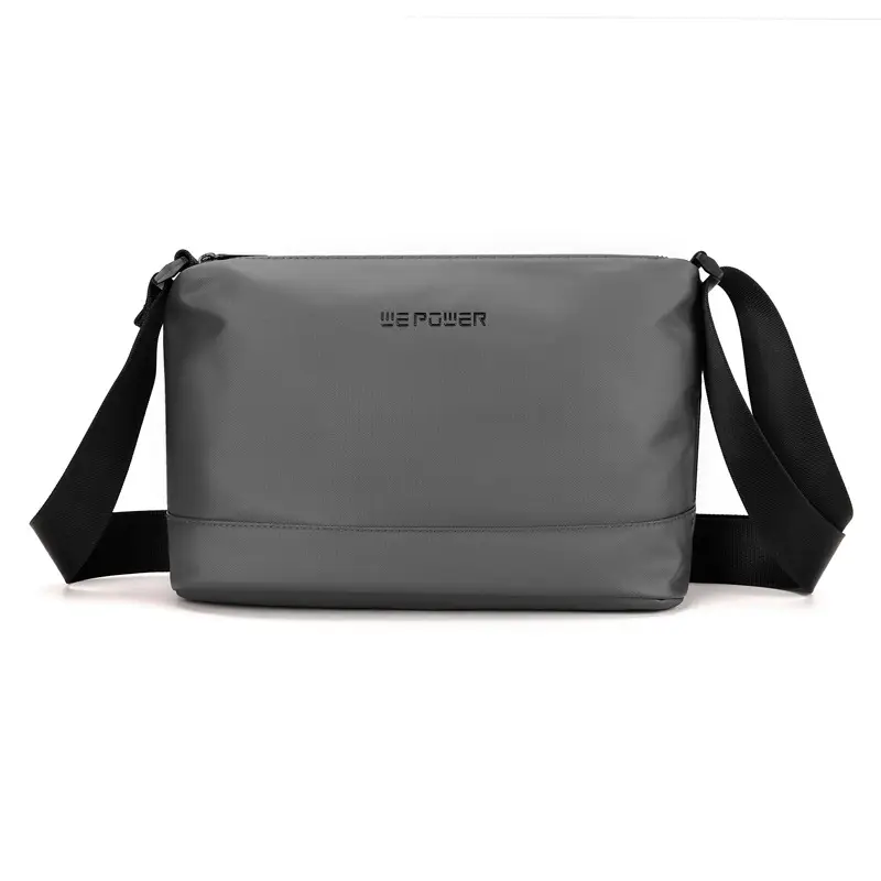 Men's Lightweight Crossbody Bag Black Large Capacity - Image 2