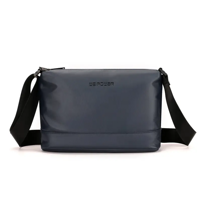 Men's Lightweight Crossbody Bag Black Large Capacity - Image 3
