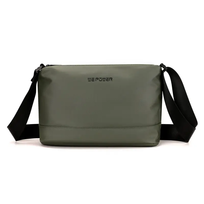 Men's Lightweight Crossbody Bag Black Large Capacity - Image 4