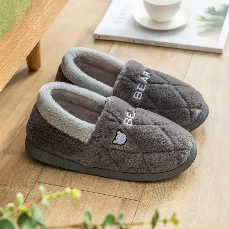 Women's Winter Mushroom Cotton Slippers Warm Non-Slip - Image 24