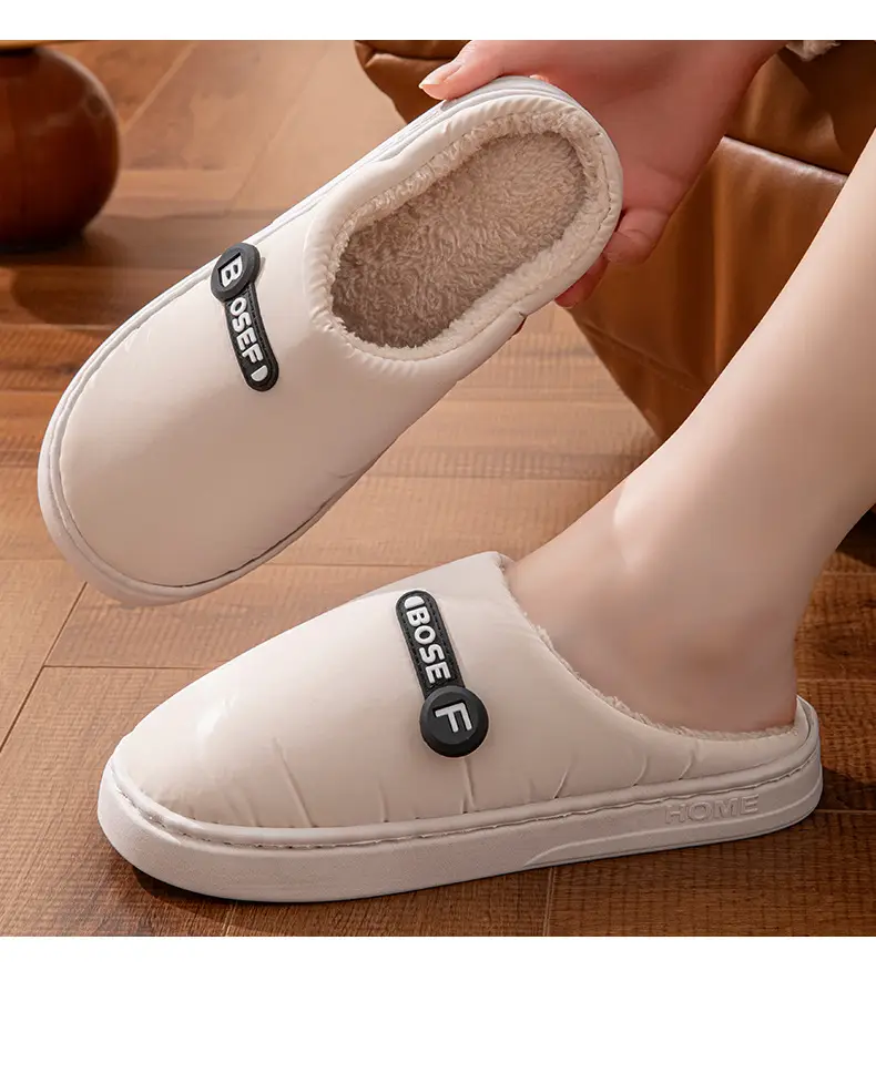 Pink Cotton Slippers for Men Women Warm Comfort — feature 17