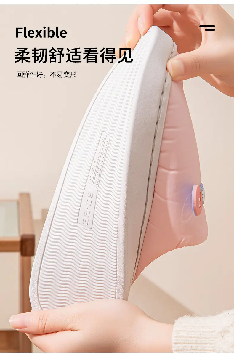 Pink Cotton Slippers for Men Women Warm Comfort — feature 9