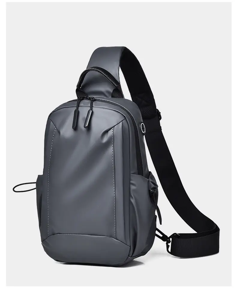 Men's Blue Multi-Compartment Crossbody Bag — feature 27