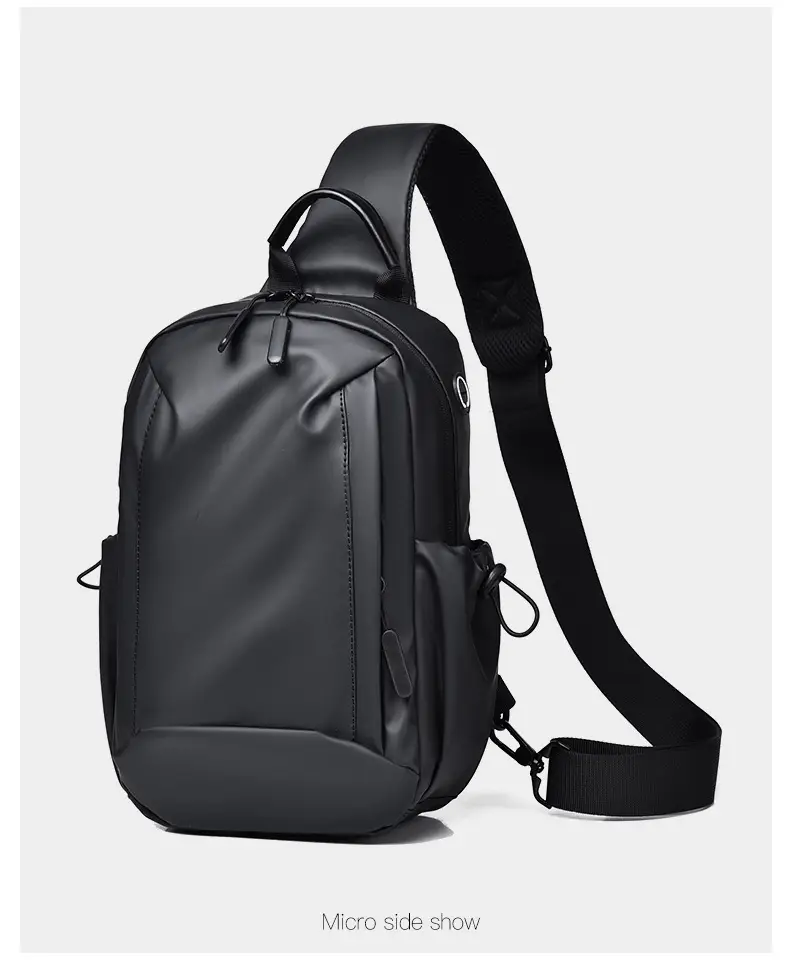 Men's Blue Multi-Compartment Crossbody Bag — feature 29