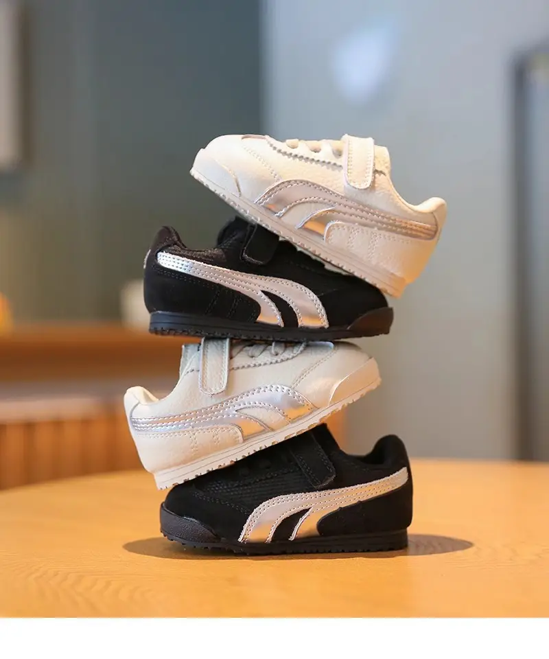 Baby Girls White Fleece Lined Toddler Shoes Spring Autumn — feature 3
