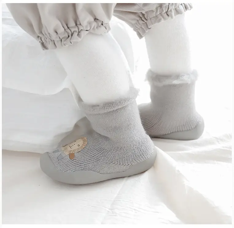 2024 Winter New Baby Floor Socks & Shoes Fleece Lined Non-Slip — feature 13
