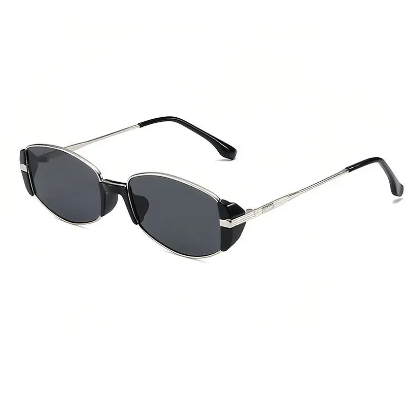 Women's Modern Retro Brown Cat Eye Sunglasses - Image 4