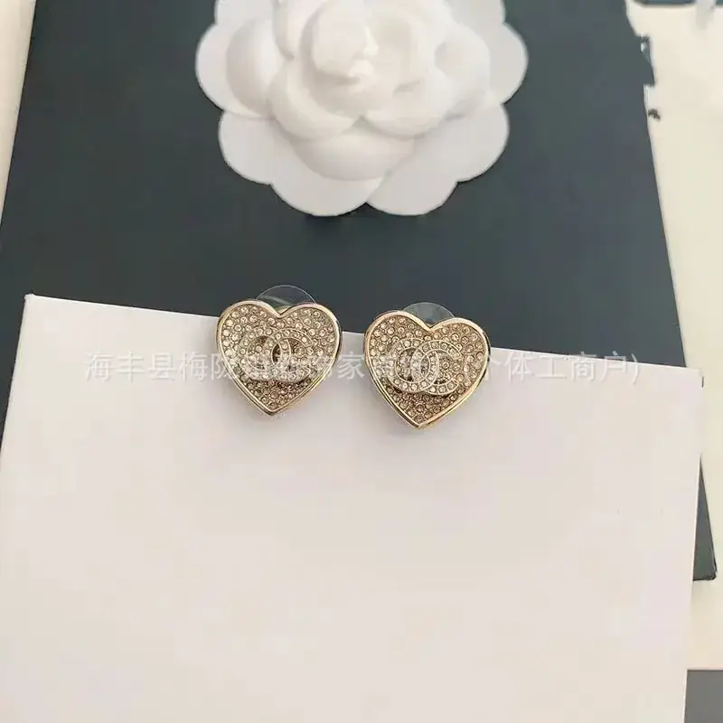 Double C Earrings Pearl Bow High End 925 Gold - Image 23