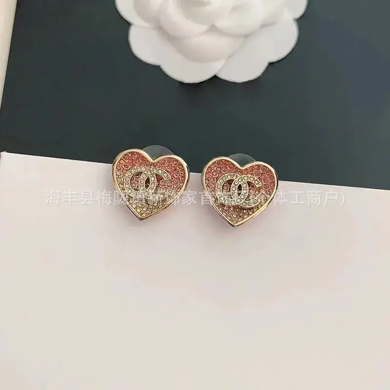 Double C Earrings Pearl Bow High End 925 Gold - Image 24
