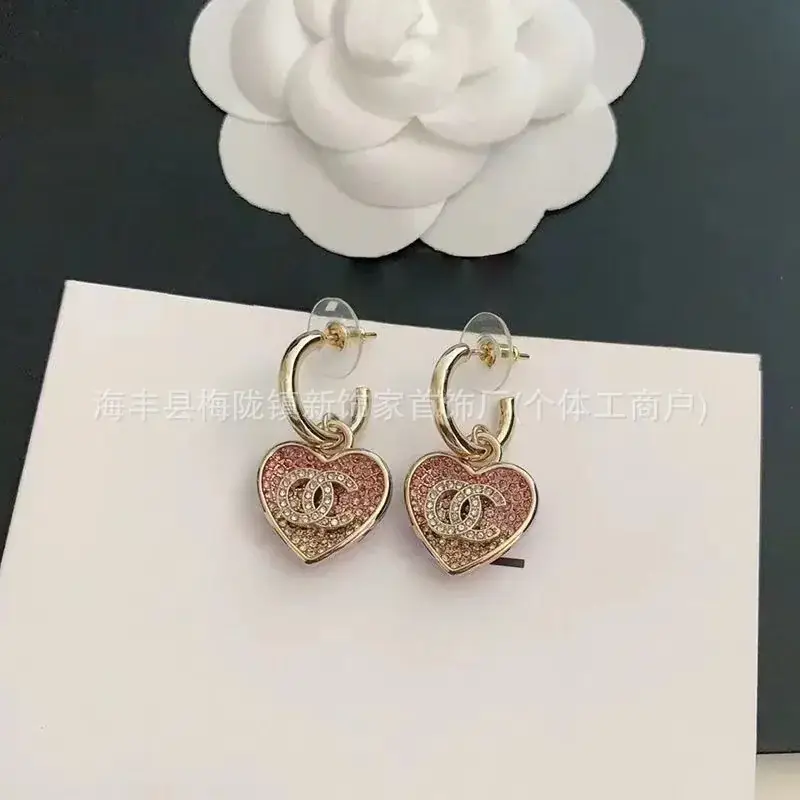 Double C Earrings Pearl Bow High End 925 Gold - Image 25