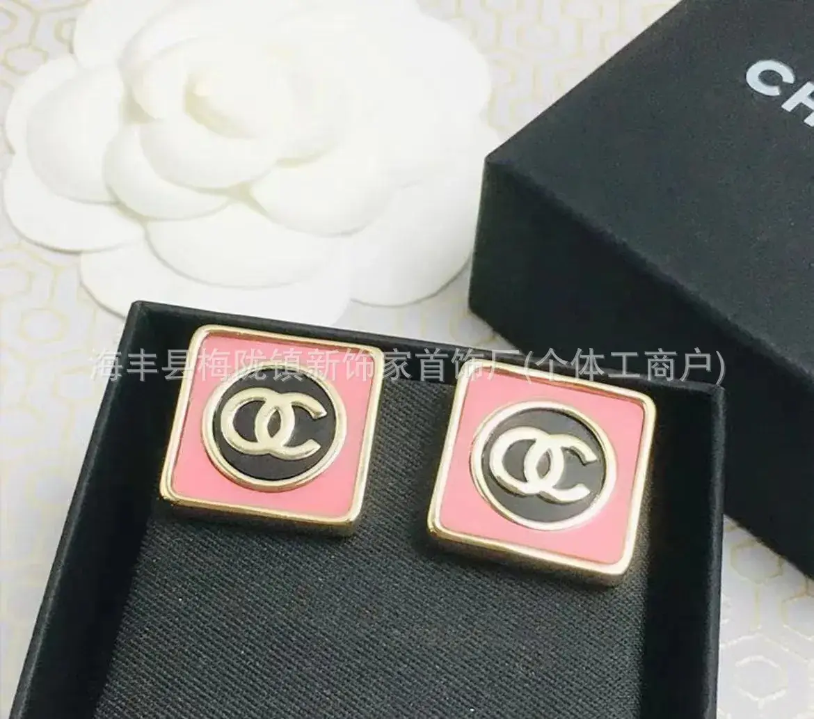 Double C Earrings Pearl Bow High End 925 Gold - Image 26