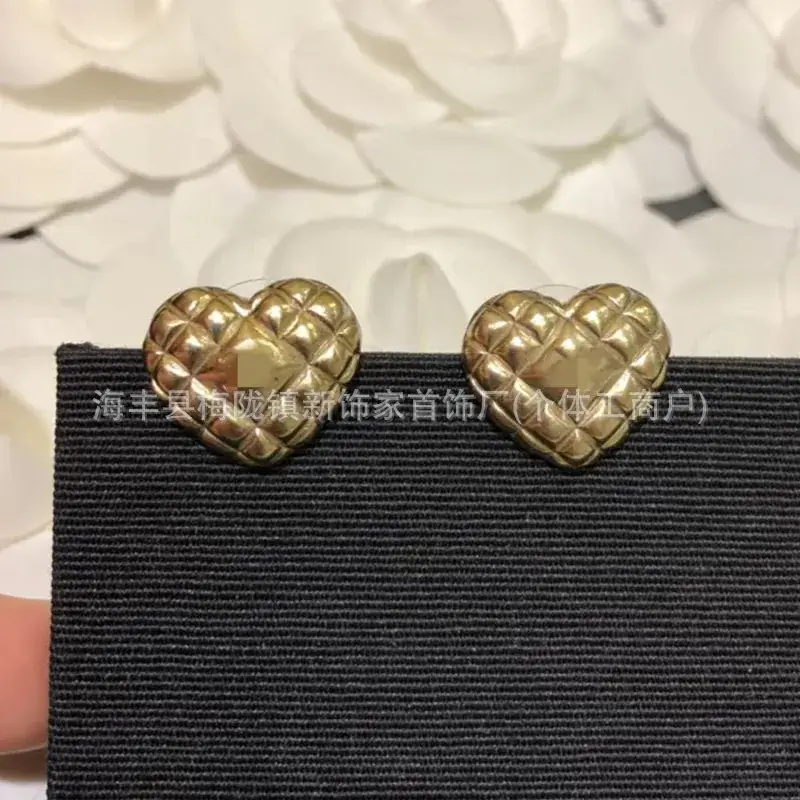 Double C Earrings Pearl Bow High End 925 Gold - Image 66