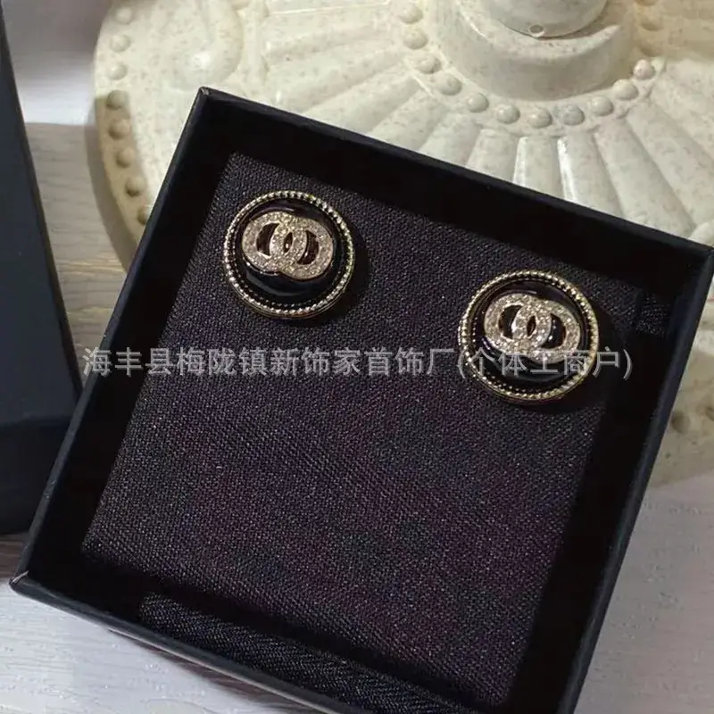 Double C Earrings Pearl Bow High End 925 Gold - Image 69