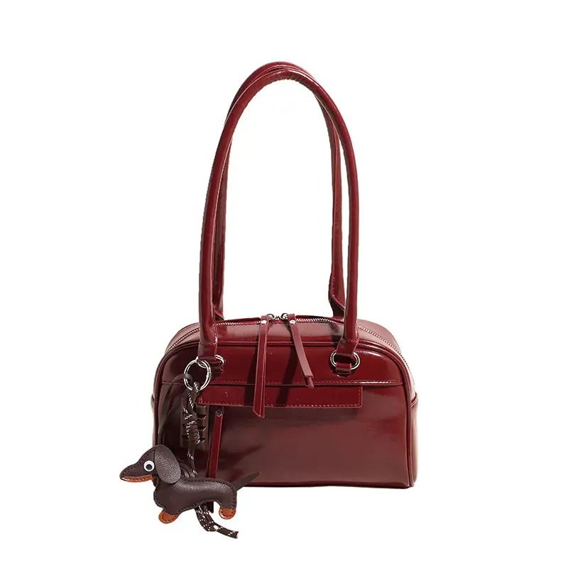 Brown Textured Shoulder Bag for Women 2024 - Image 15