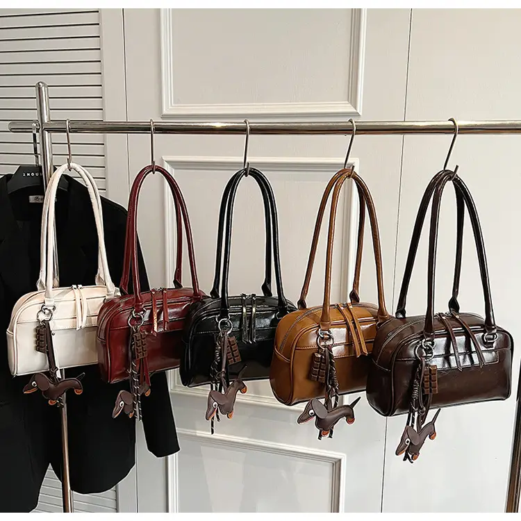 Brown Textured Shoulder Bag for Women 2024 — feature 17