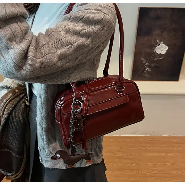 Brown Textured Shoulder Bag for Women 2024 — feature 26