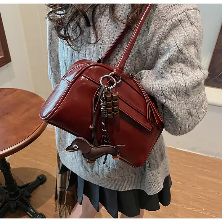 Brown Textured Shoulder Bag for Women 2024 — feature 28