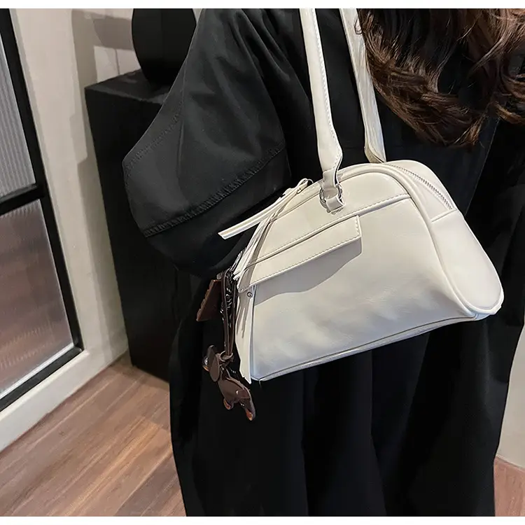 Brown Textured Shoulder Bag for Women 2024 — feature 33