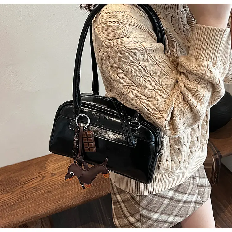 Brown Textured Shoulder Bag for Women 2024 — feature 43