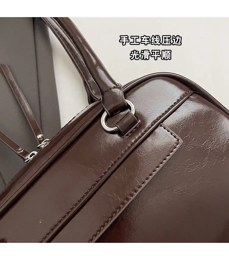 Brown Textured Shoulder Bag for Women 2024 — feature 7