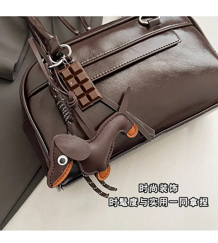 Brown Textured Shoulder Bag for Women 2024 — feature 8
