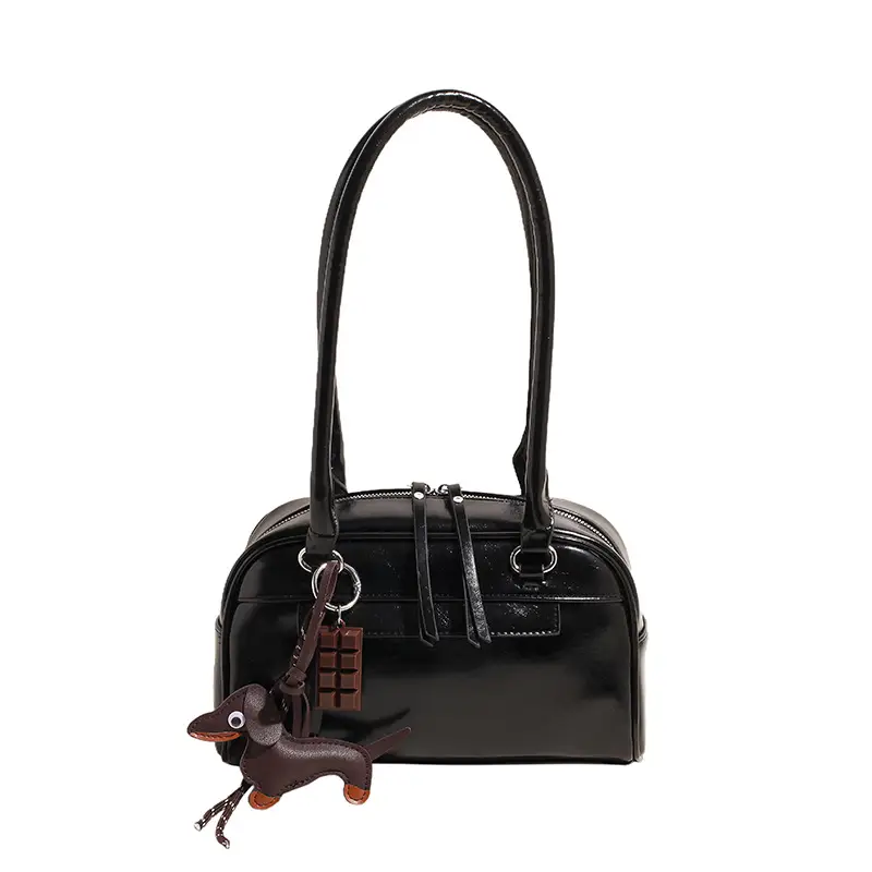 Brown Textured Shoulder Bag for Women 2024 - Image 6
