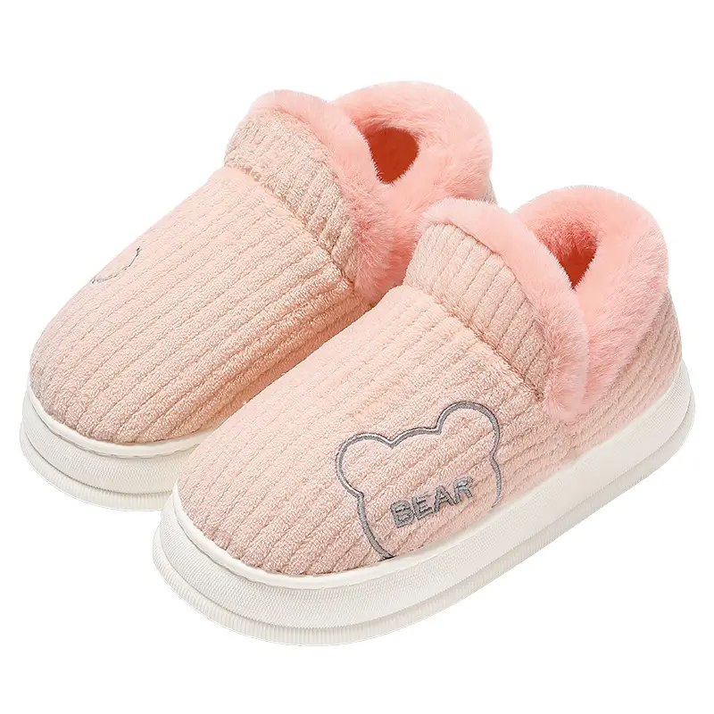 All-Inclusive Cotton Slippers for Women, Winter 2024, Indoor Thick-Soled Fleece-Lined Warm Cotton Shoes for Winter Home Leisure - Image 12